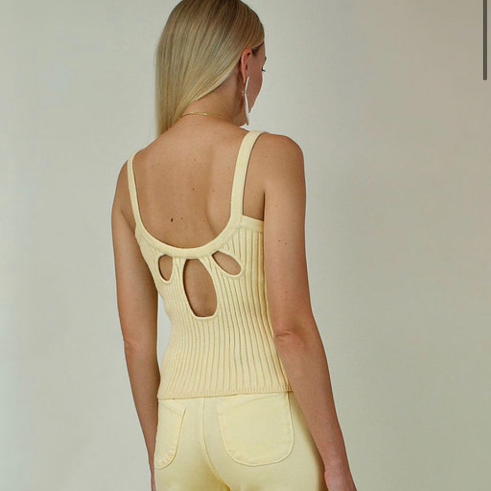 House of Sunny | "Peggy Vest" in Cream, size 10